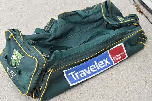 Stuart MacGill Collection - Ashes Kitbag, Signed Award, NSW Helmet