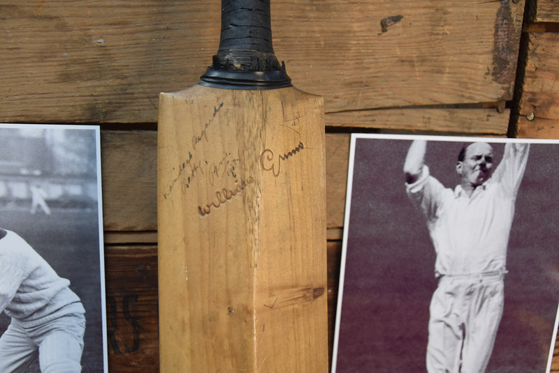 Load image into Gallery viewer, 1938 Australia v England Ashes Test Bat Personally Signed by Both Teams
