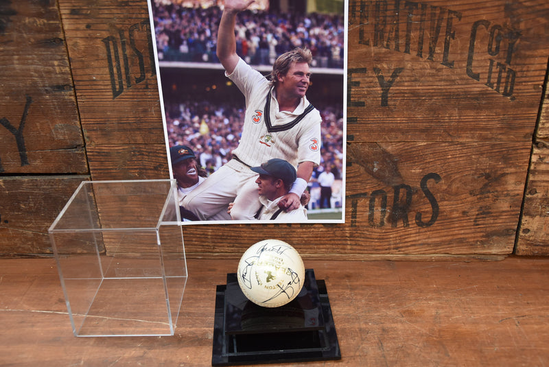Load image into Gallery viewer, Shane Warne, Mike Gatting, Sir Ian Botham, Hussain, Vaughan &amp; Lara Signed Ball
