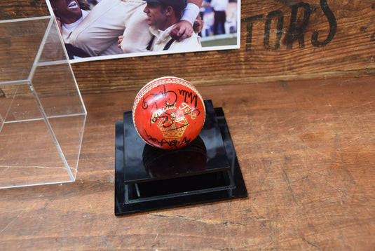 Shane Warne, Mike Gatting, Sir Ian Botham, Hussain, Vaughan & Lara Signed Ball