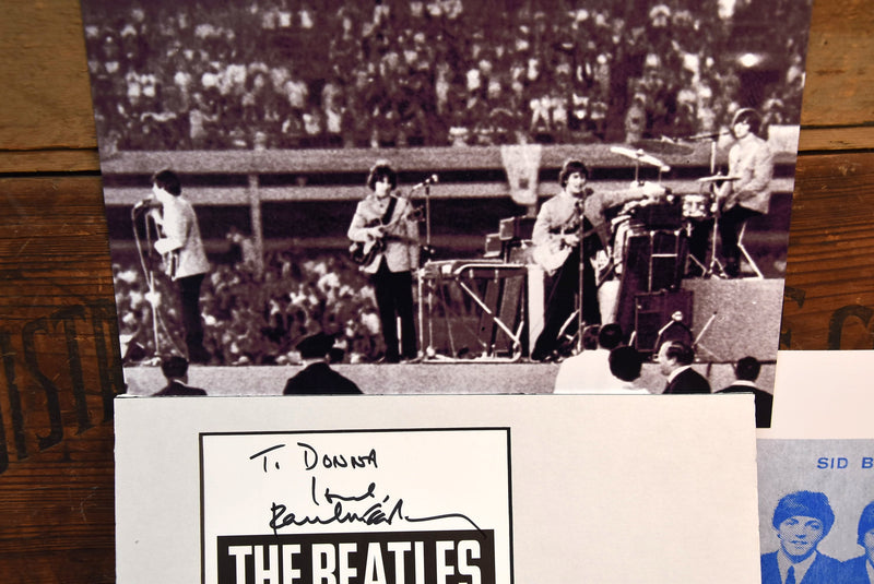 Load image into Gallery viewer, The Beatles In America, Personally Signed by Paul McCartney, Sid Bernstein &amp; Allan Williams
