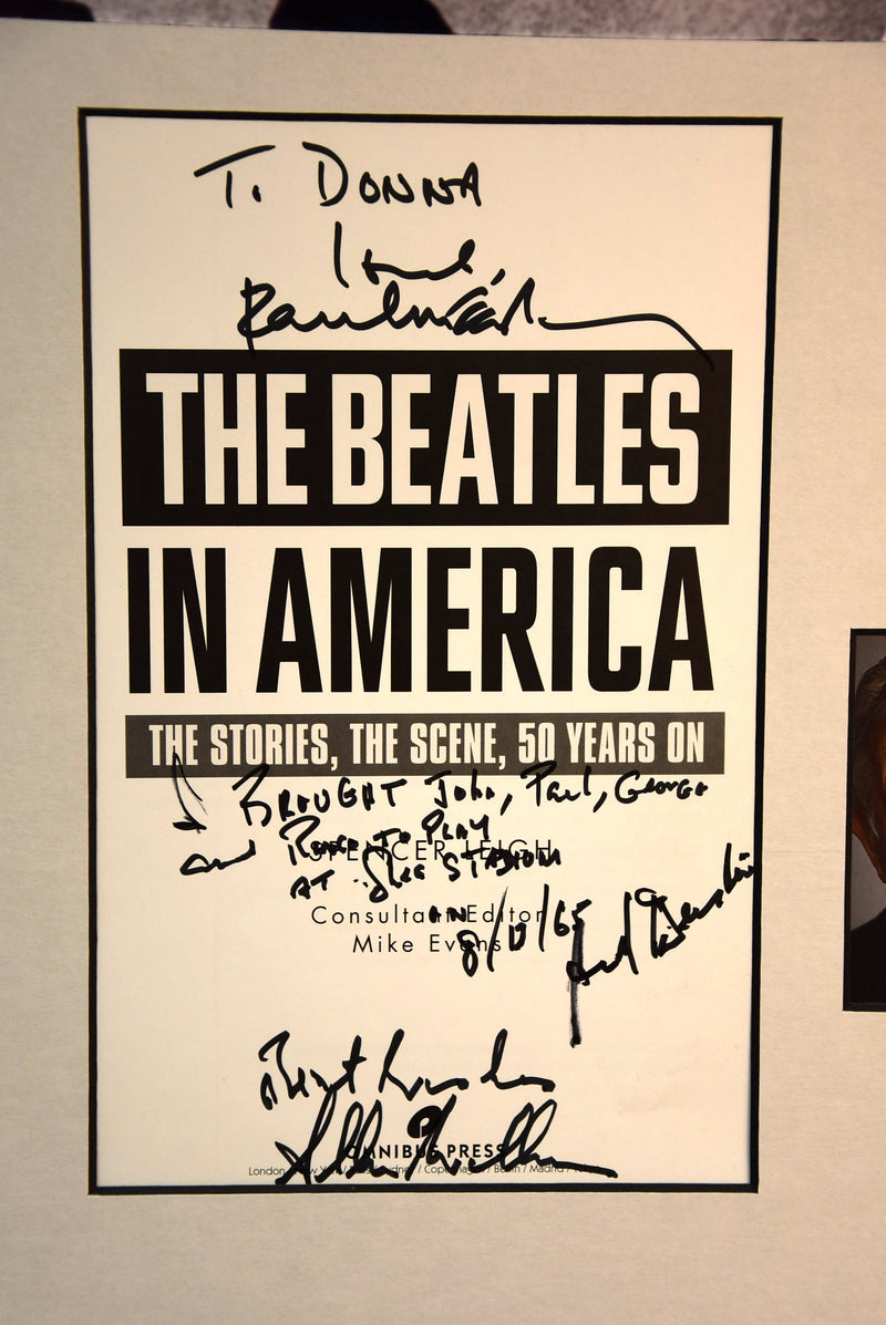 Load image into Gallery viewer, The Beatles In America, Personally Signed by Paul McCartney, Sid Bernstein &amp; Allan Williams
