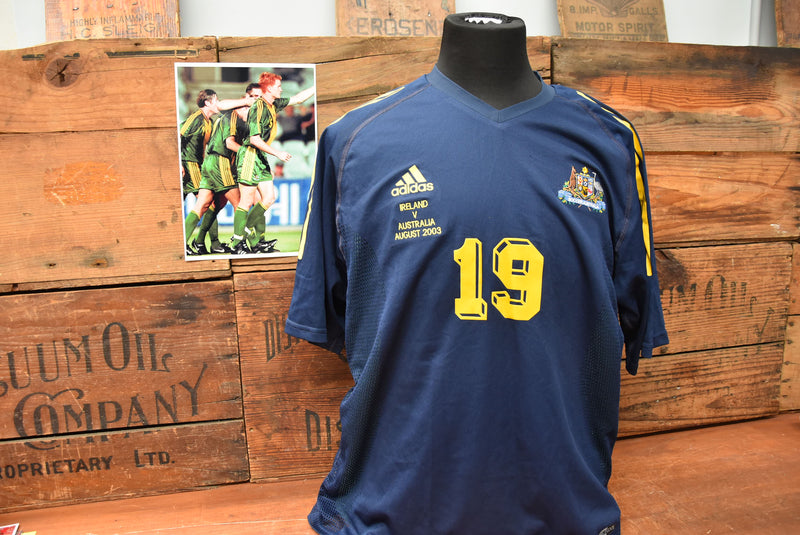 Load image into Gallery viewer, Australian Socceroos Jersey 2003, Player Issued to Hayden Foxe
