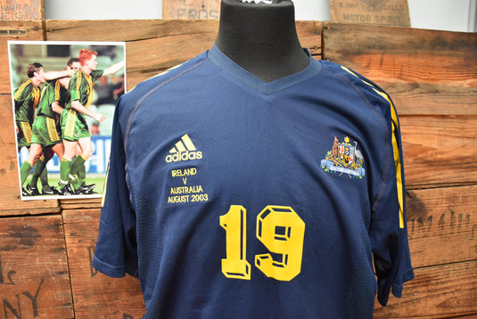 Australian Socceroos Jersey 2003, Player Issued to Hayden Foxe