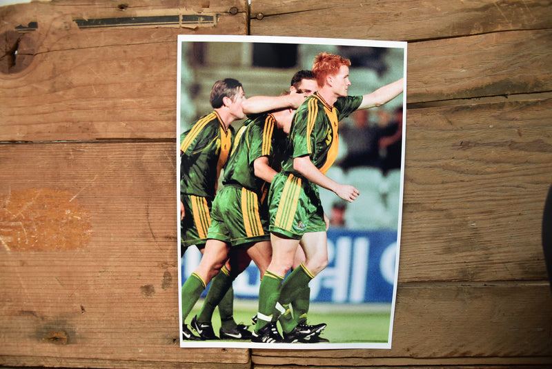 Load image into Gallery viewer, Australian Socceroos Jersey 2003, Player Issued to Hayden Foxe
