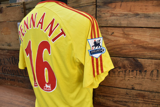 Liverpool FC Jermaine Pennant EPL Match Worn Jersey