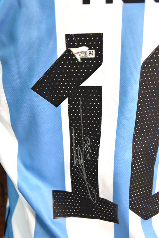 Lionel Messi Personally Signed Argentina Jersey