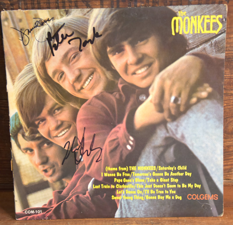 Load image into Gallery viewer, The Monkees Album Cover Personally Signed by Davy, Peter, Micky

