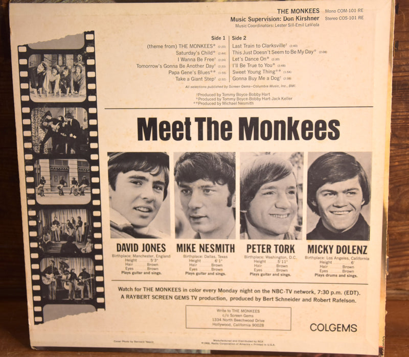Load image into Gallery viewer, The Monkees Album Cover Personally Signed by Davy, Peter, Micky

