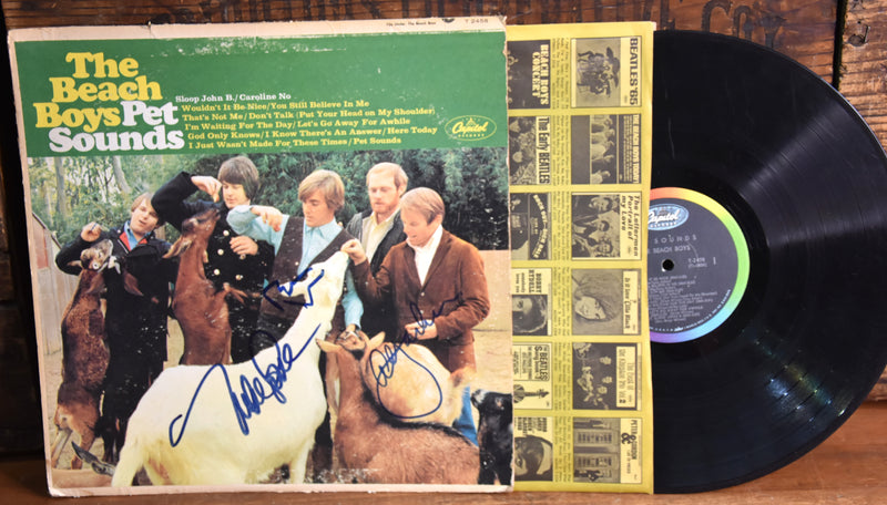 Load image into Gallery viewer, The Beach Boys "Pet Sounds" Album Personally Signed by Wilson, Love, Jardine
