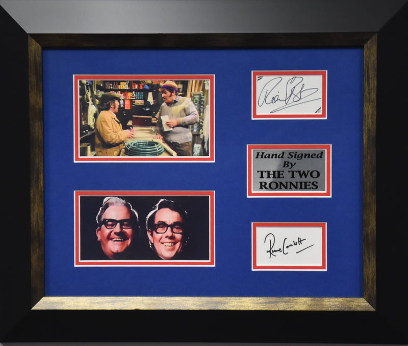 Load image into Gallery viewer, The Two Ronnies - "Fork Handles" - Personally Signed by Ronnies Barker &amp; Corbett
