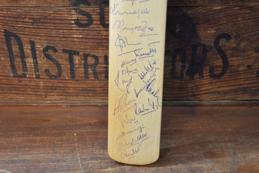 India in Australia 1991/1992 Team Signed Mini Bat