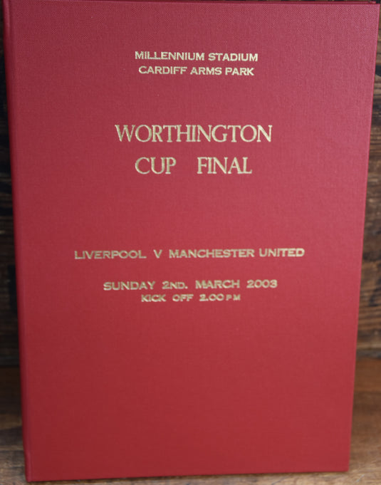 Liverpool FC Bound Cup Final Program, Team-Signed