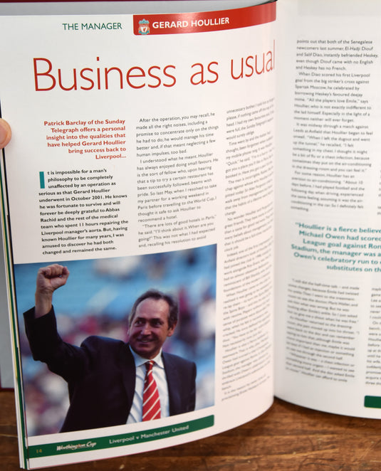 Liverpool FC Bound Cup Final Program, Team-Signed