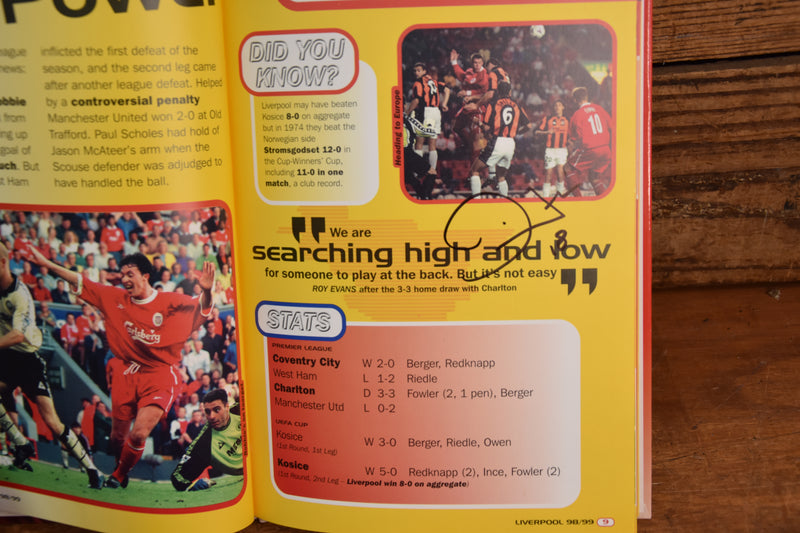 Load image into Gallery viewer, Liverpool FC 1998-1999 Annual Personally Signed by Legends
