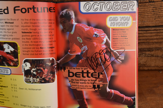 Liverpool FC 1998-1999 Annual Personally Signed by Legends