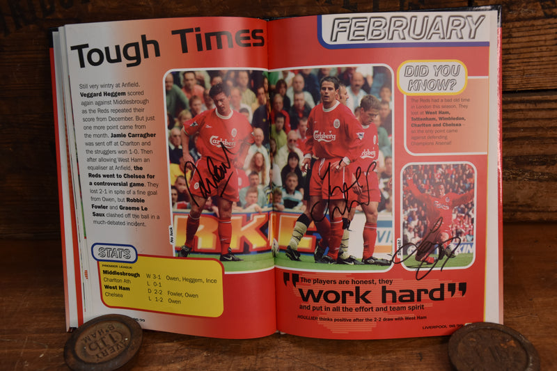 Load image into Gallery viewer, Liverpool FC 1998-1999 Annual Personally Signed by Legends
