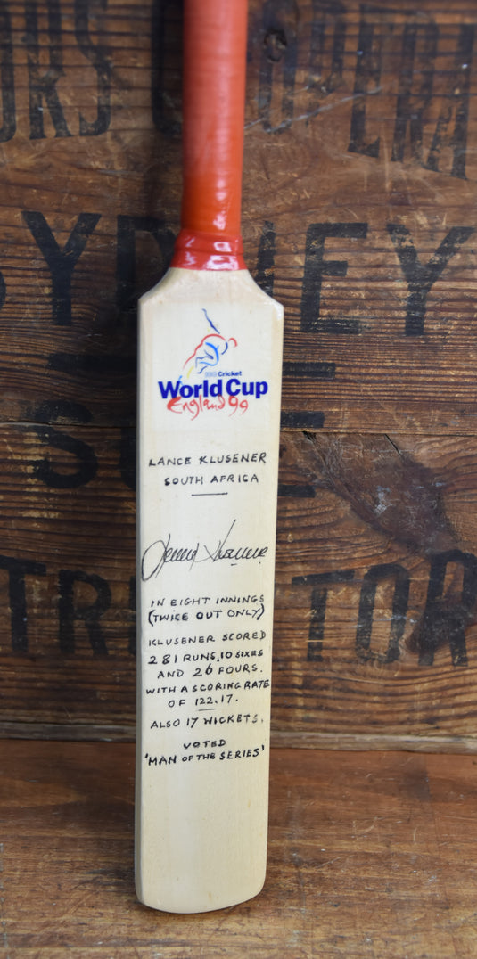 Lance Klusener South African Cricket Personally Signed Tribute, Framed + BONUS