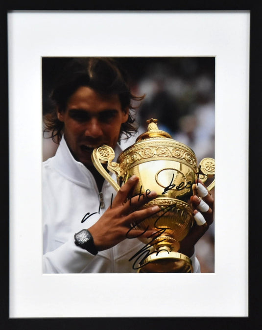 Rafael Nadal Personally Signed Portrait, from Unique Memorabilia. 