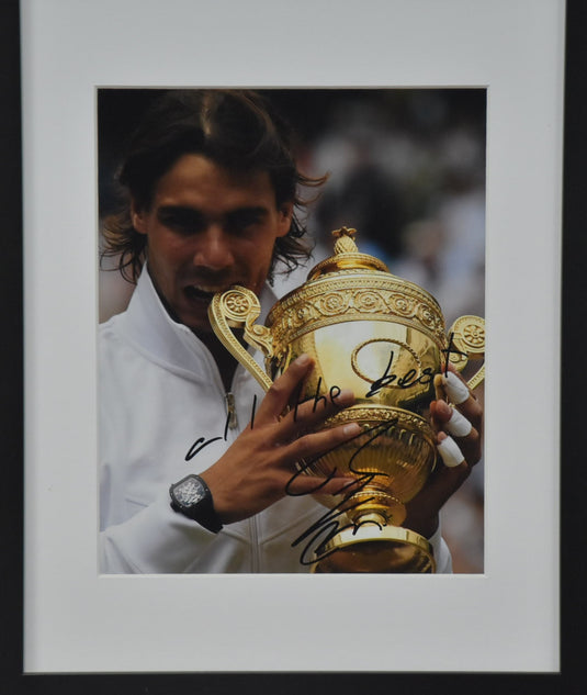 Rafael Nadal Personally Signed Portrait, from Unique Memorabilia. 