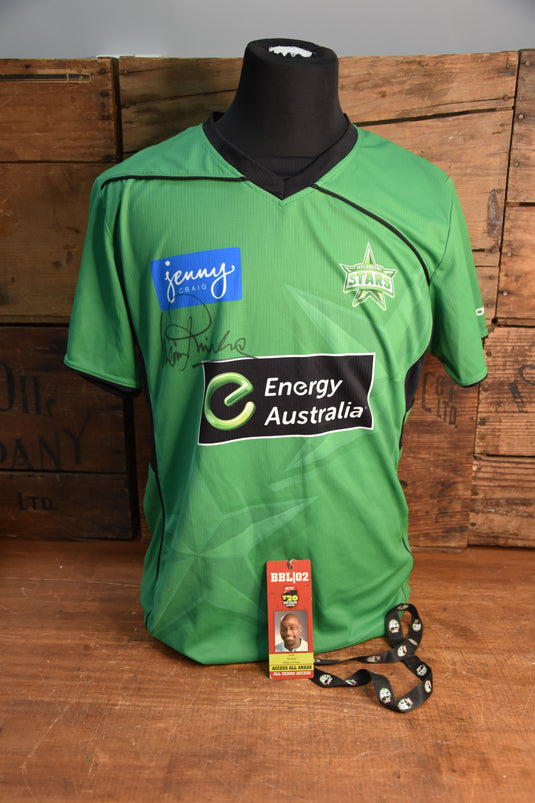 Sir Vivian Richards Signed and Worn Shirt Collection