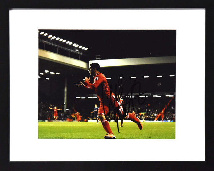 Luis Suarez Personally Signed Liverpool Photo, Framed