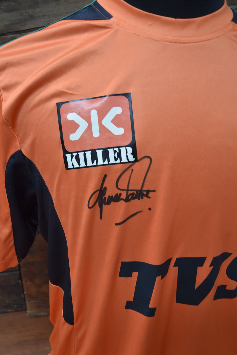 Load image into Gallery viewer, Shane Warne Personally Signed 2011 Pune Warriors Coach&#39;s Shirt
