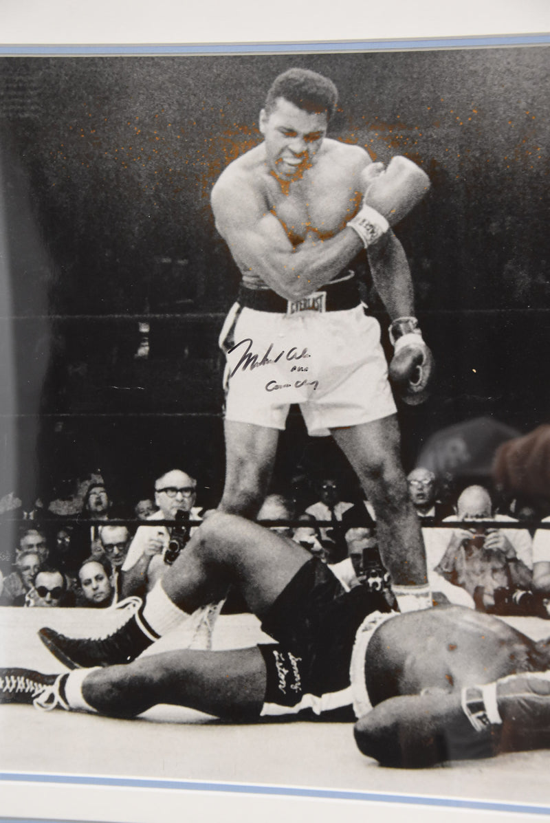 Load image into Gallery viewer, Muhammad Ali Personally Signed &quot;Over Liston&quot; Career Tribute, Framed
