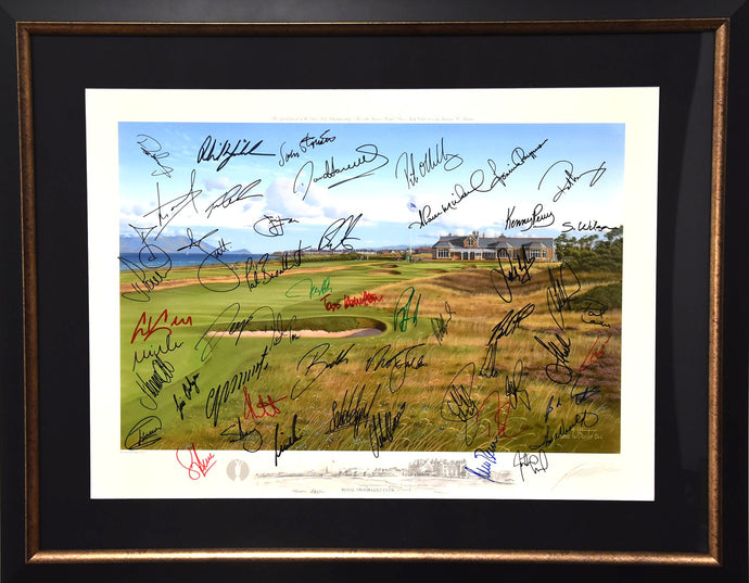 The 18th at The Open 2004 - Personally Signed by Many Participants