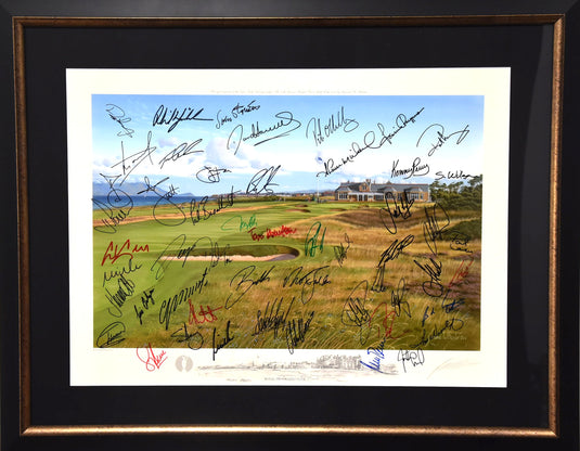 The 18th at The Open 2004 - Personally Signed by Many Participants