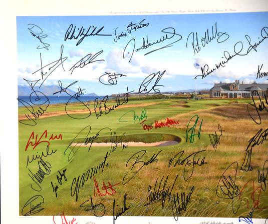 The 18th at The Open 2004 - Personally Signed by Many Participants