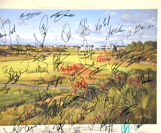 The 18th at The Open 2008 - Personally Signed By Many Participants