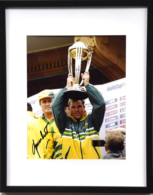 Shane Warne Personally Signed 