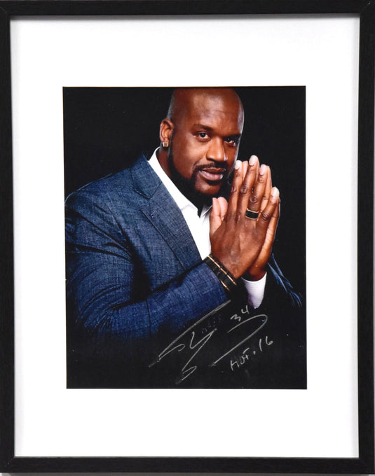 Shaquille O'Neal Personally Signed "Tycoon" Photo, Framed