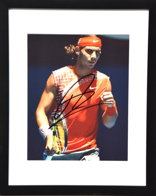 Rafael Nadal Personally Signed Tribute, Framed
