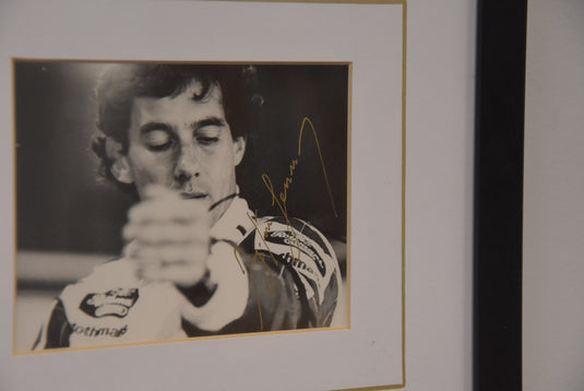 Ayrton Senna Personally Signed Photo, 1994, Framed