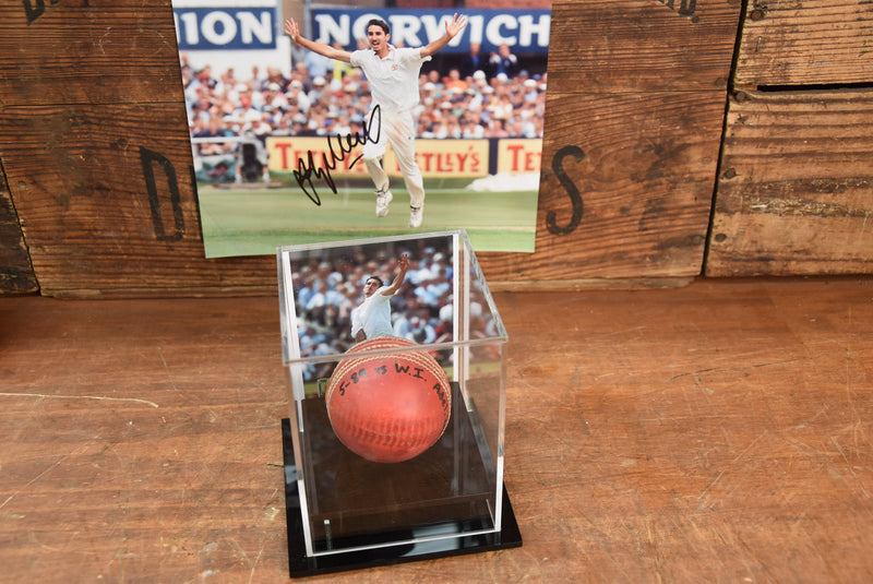 Load image into Gallery viewer, Jason Gillespie &quot;5 Wickets in an Innings&quot; Test Ball, 5/89 v WI
