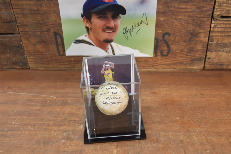 Load image into Gallery viewer, Jason Gillespie ODI-Used Ball, World Cup 2003, v India
