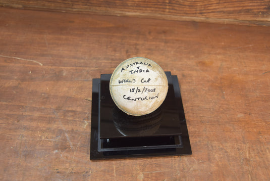 Jason Gillespie ODI-Used Ball, World Cup 2003, v India