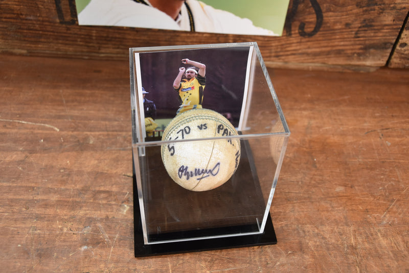 Load image into Gallery viewer, Jason Gillespie &quot;5 Wickets In an Innings&quot; ODI Ball, 5/70, 2002
