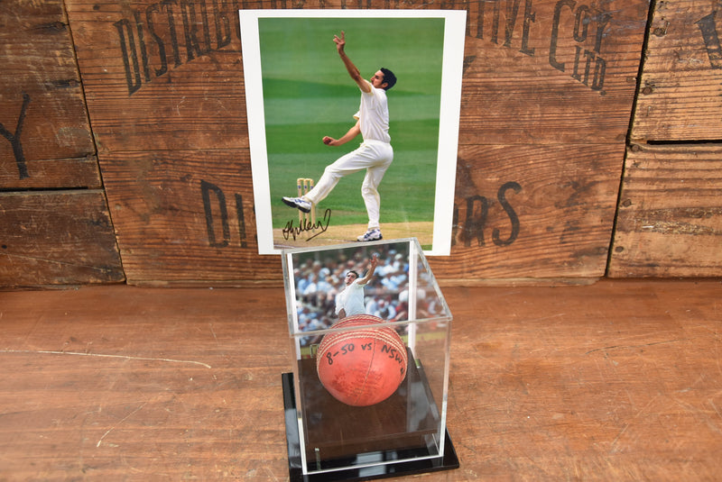 Load image into Gallery viewer, Jason Gillespie &quot;8 for 50&quot; Match Used Ball, SA v NSW, 2001/2002

