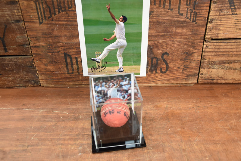 Load image into Gallery viewer, Jason Gillespie &quot;5 for 40&quot; Match Ball, SA v QLD, 2005/2006
