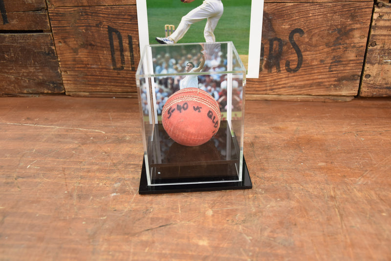 Load image into Gallery viewer, Jason Gillespie &quot;5 for 40&quot; Match Ball, SA v QLD, 2005/2006
