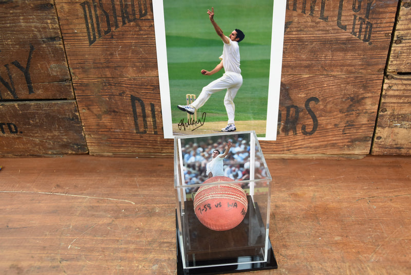 Load image into Gallery viewer, Jason Gillespie &quot;7 for 58&quot; Match Ball, SA v WA, 2007
