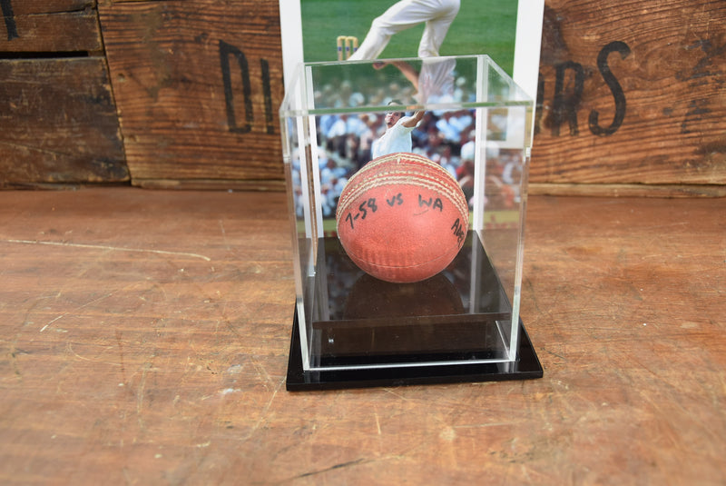 Load image into Gallery viewer, Jason Gillespie &quot;7 for 58&quot; Match Ball, SA v WA, 2007
