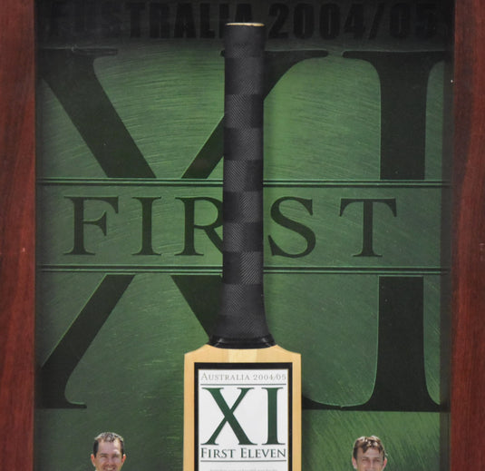 Australia 2004/05 First XI Signed Bat, from Unique Memorabilia. 