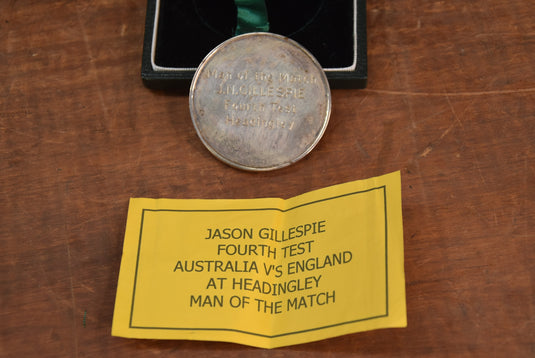 Jason Gillespie, Man of the Match Medal, 4th Ashes Test 1997