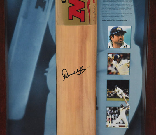 Sachin Tendulkar "Strokes of Genius" Personally Signed Bat, from Unique Memorabilia. 