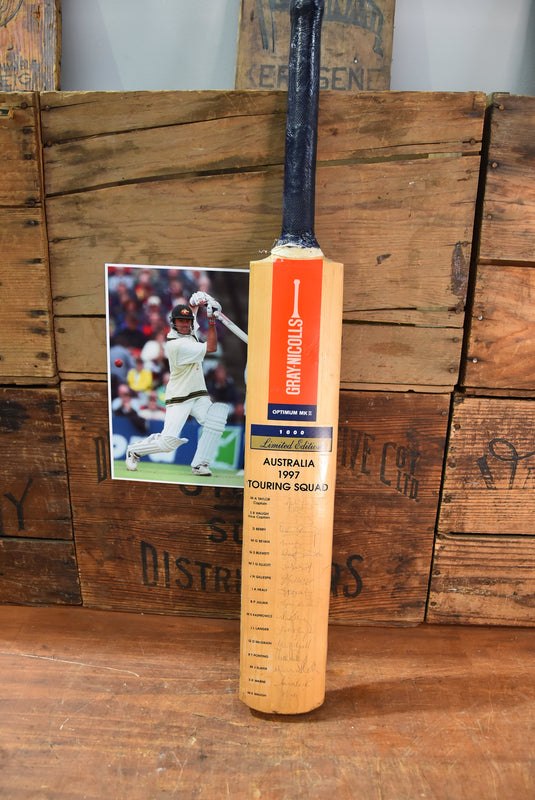 1997 Ashes-Used Test Bat, Greg Blewett's GN