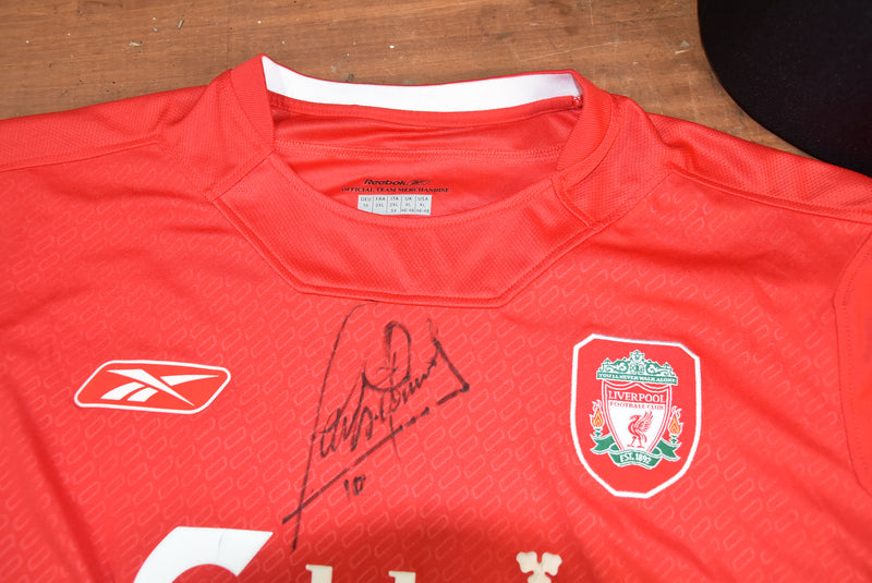 Load image into Gallery viewer, Luis Garcia Match-Worn Liverpool FC Jersey, Personally Signed
